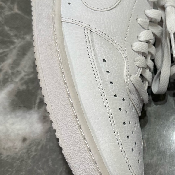 Nike Court Vision Low Triple White W SZ 9 - Picture 2 of 6